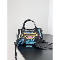 Balenciaga City Address Graffiti Classic Mini Bag Colorful