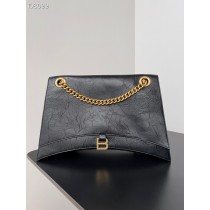 Balenciaga Crush Large Chain Bag Calfskin Black