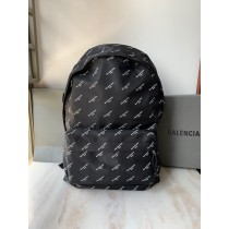 Balenciaga Explorer Backpack Logos Large Black White