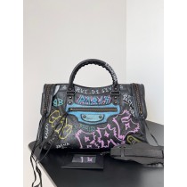 Balenciaga Graffiti City Classic Large Bag 38CM Colorful