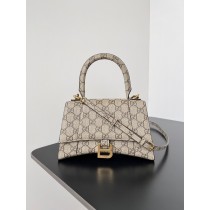 Balenciaga Gucci Large Hourglass Handbag 23CM GG Supreme Canvas
