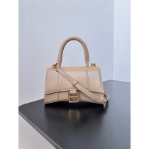 Balenciaga Hourglass Small Handbag 19CM Caramel Calfskin