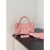 Balenciaga Mini Classic City Bag Lambskin Light Pink