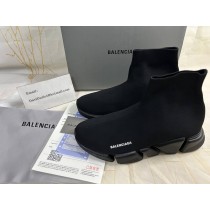 Balenciaga Recycled Knit Speed Sneakers Unisex Black