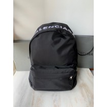 Balenciaga Wheel Logo Backpack Black