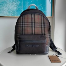 Burberry Check and Mesh Backpack Archive Beige