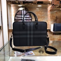 Burberry Ainsworth Briefcase Black Grey