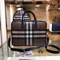 Burberry Ainsworth Briefcase Dark Birch Brown