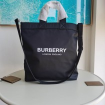 Burberry Artie Canvas Tote Bag in Black