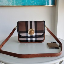 Burberry Check and Leather Medium Elizabeth Bag