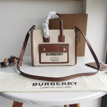 Burberry Freya Small Shopper Bag Brown