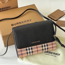Burberry Haymarket Check Small Loxley Crossbody Black
