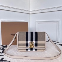Burberry Medium Checked TB Bag Beige
