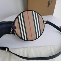 Burberry Roseberry Round Crossbody Bag Natural