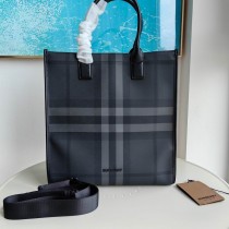 Burberry Slim Vertical Denny Tote Black 