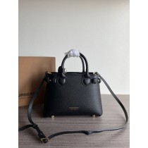 Burberry The Small Banner Tote Bag Black