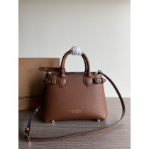 Burberry The Small Banner Tote Bag Brown