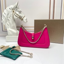 Bvlgari Serpenti Baia Shoulder Bag Rose Pink