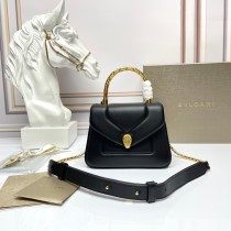 Bvlgari Serpenti Reverse Small Top Handle Black
