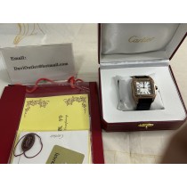 Cartier Santos 100 Automatic Large Watch 43.3mm Rose Gold