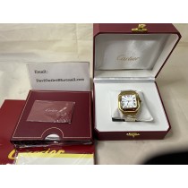 Cartier Santos De Cartier Men Watch Large 18K Solid Gold