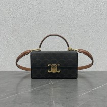 Celine Box Triomphe Bag Tan