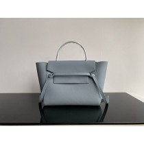 Celine Large Belt Bag Grained Calfskin Blue