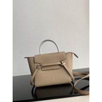 Celine MIni Pico Belt Bag Grained Calfskin Apricot