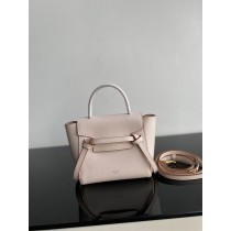 Celine MIni Pico Belt Bag Grained Calfskin Light Pink