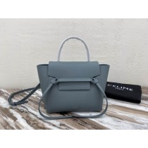 Celine Nano Belt Bag Grained Calfskin Smoke
