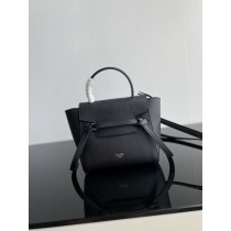 Celine Pico Belt Bag Grained Calfskin Black