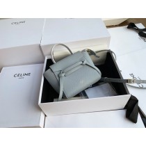 Celine Pico Belt Bag Grained Calfskin Blue