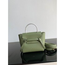 Celine Pico Belt Bag Grained Calfskin Green