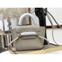 Celine Pico Belt Bag Grained Calfskin Light Grey