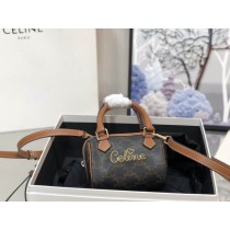 Celine Triomphe Canvas Mini Boston Bag