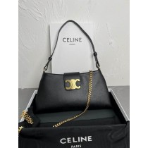 Celine Wiltern Bag In Smooth Calfskin Black