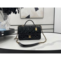 Chanel AS3653 Small Flap Bag 25Cm Calfskin Black