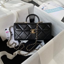 Chanel Large Box Bag AS4471 Calfskin Black