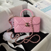 Chanel Mini Box Bag AS4469 Calfskin Pink