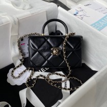 Chanel Mini Box Bag AS4469 Calfskin Black