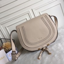 Chloé Marcie Saddle Bag Beige