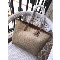 Coach Classic Flower Crushing Dual-purpose Tote Bag 31776