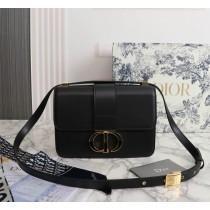 Dior 30 Montaigne Bag Box Calfskin Black