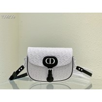 Dior Bobby Bag Dior Oblique Jacquard 27CM White