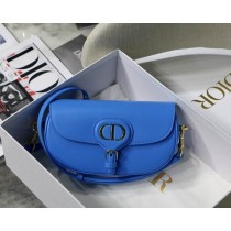 Dior Bobby East-West Bag Box Calfskin Dark Blue
