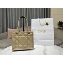 Dior Essential Tote Bag Calfskin Tan