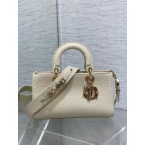 Dior Lady D-Sire My ABCDior Bag Ivory Bull Leather