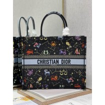 Dior Large Book Tote 41CM Constellation Motif Embossed