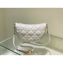 Dior Large Vibe Hobo Bag Calfskin White