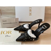 Dior Logo Bondage Pumps 85mm Black